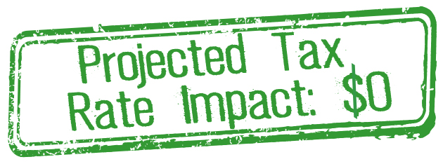 Projected Tax Rate Impact: $0