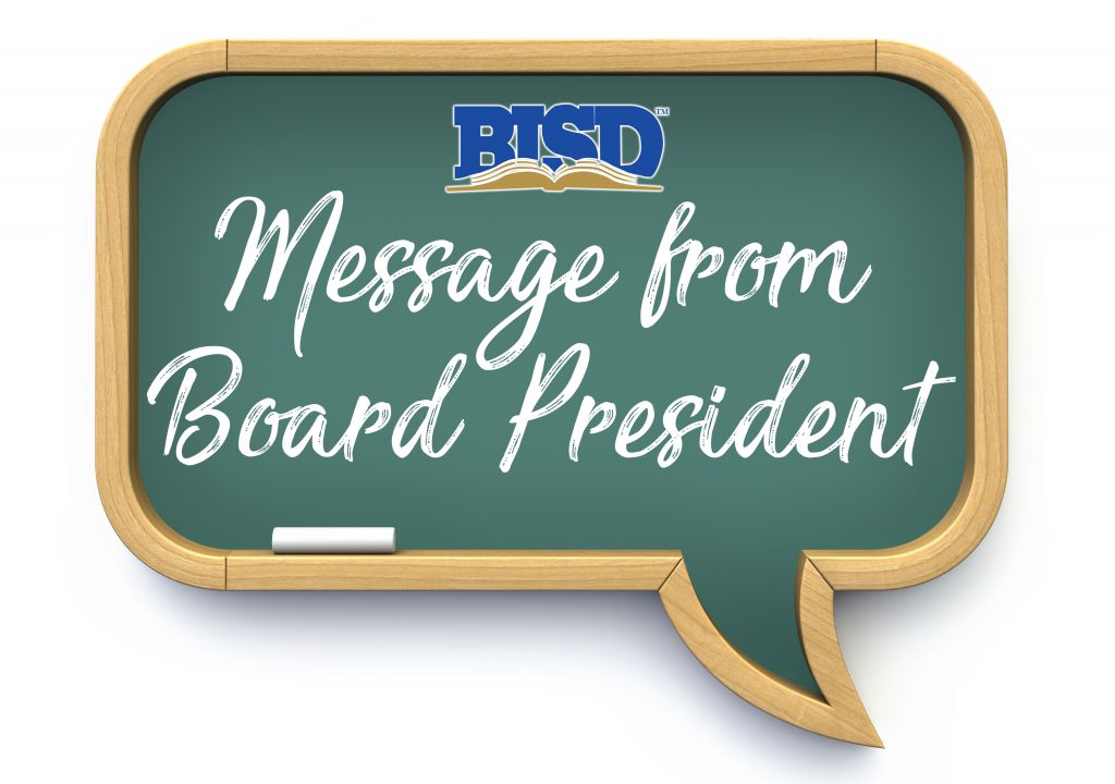 Message from the Board President